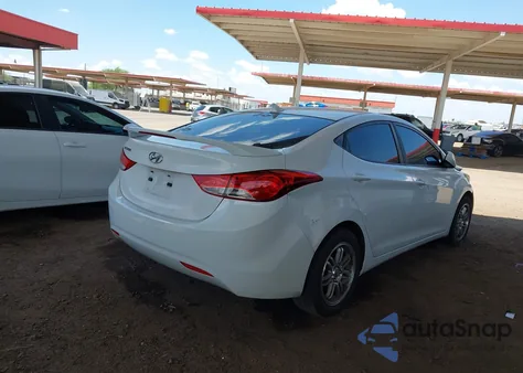 2012 Hyundai Elantra Gls из США, поврежденный, VIN 5NPDH4AEXCH147865